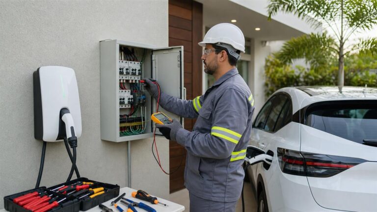 Como calcular a potência elétrica para carregar um carro elétrico em casa