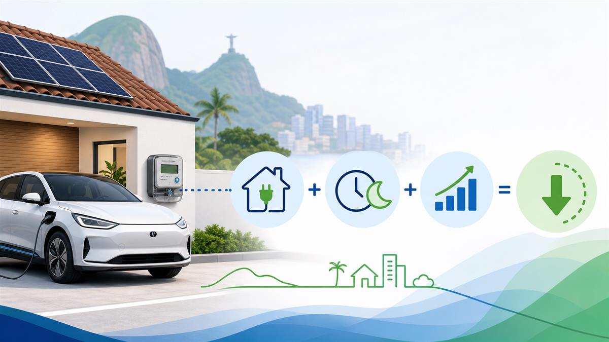 Custo de energia para rodar 100 km com carro elétrico
