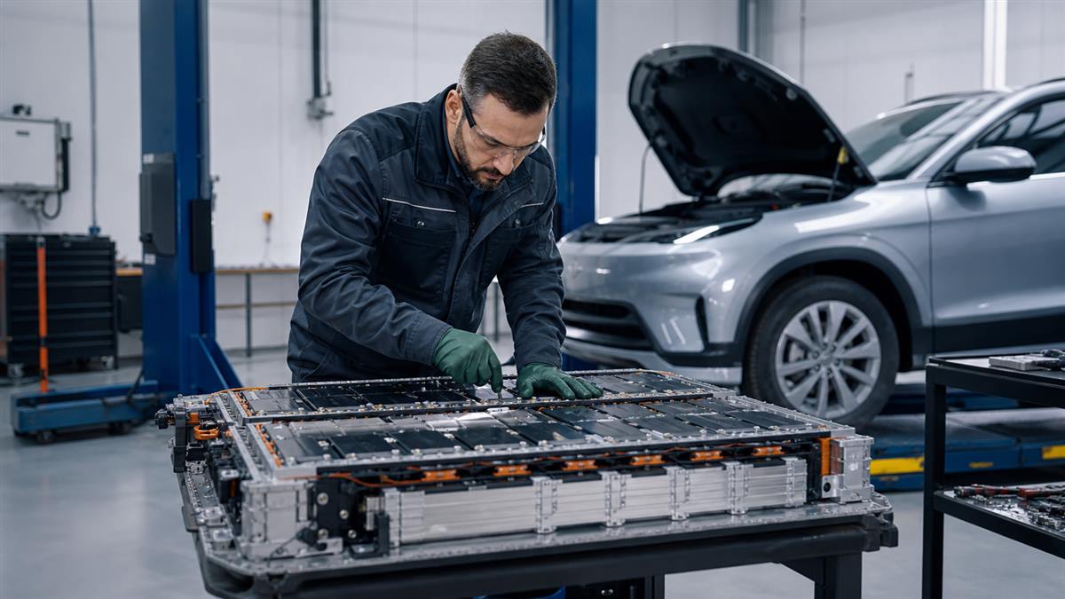 Diagnóstico profissional para troca da bateria de carro elétrico